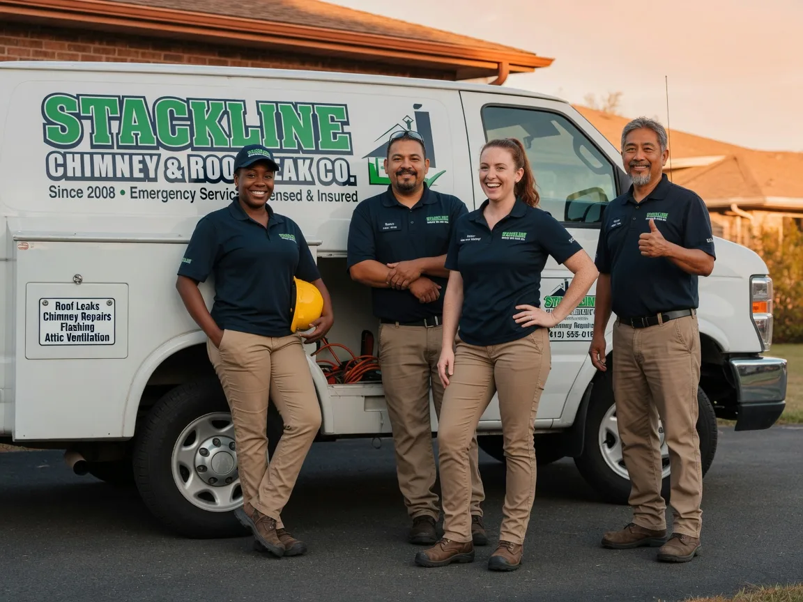 Chimney flashing repair company in Orangeville, PA